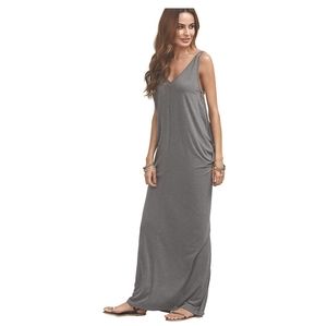Gray maxi dress